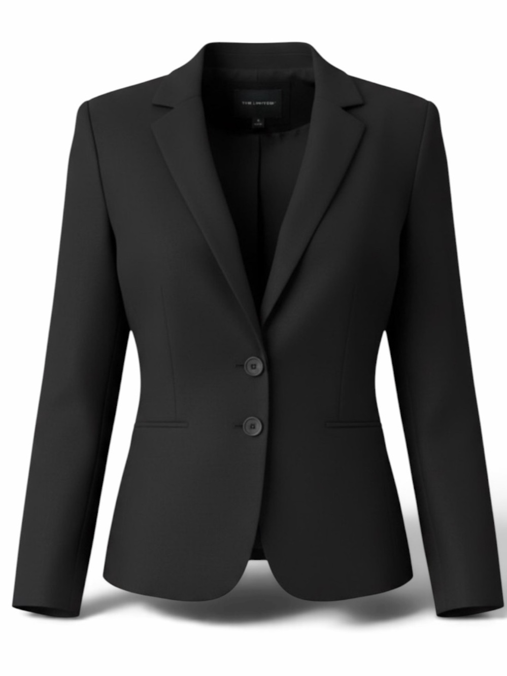 The Limited Black 2 Button Modern Stretch The New Drew Blazer Jacket Size 8